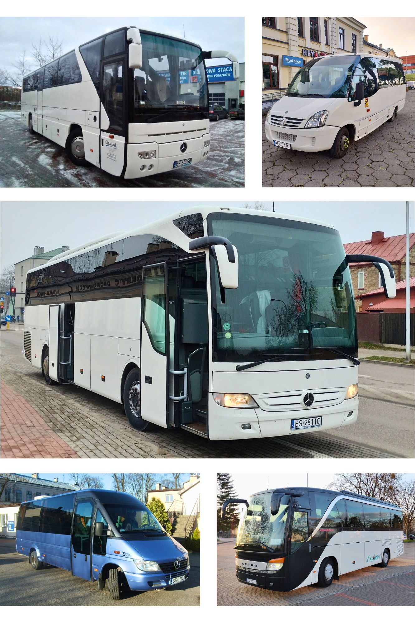 Flota autokarów i busów do wynajęcia - Olszewski Transport